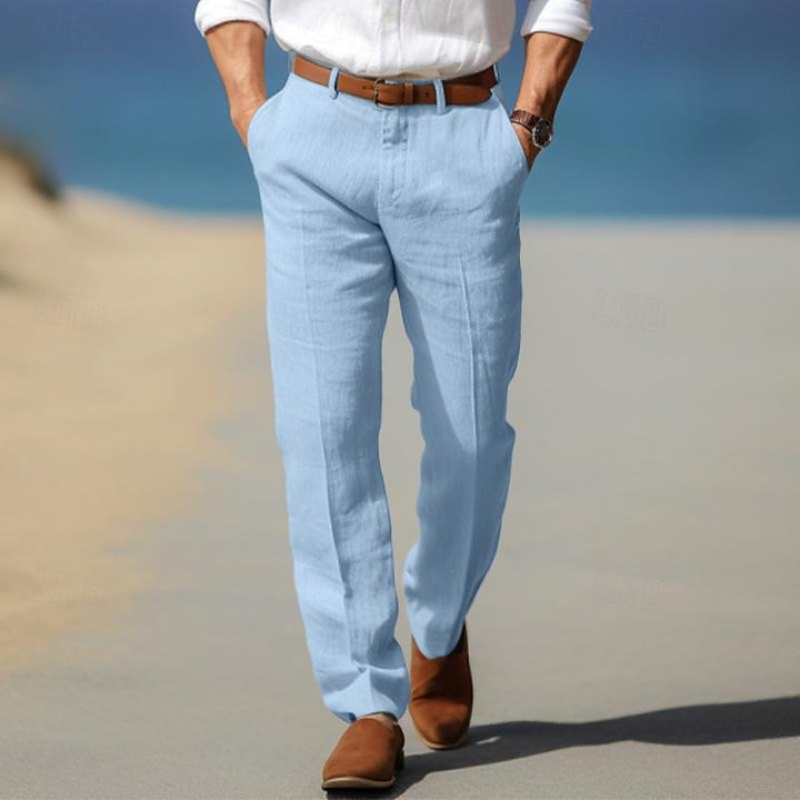 Pantalon a passants - Bleu