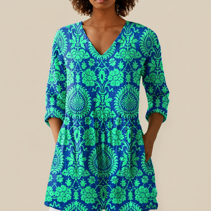 Romy - Blouse longue imprimée