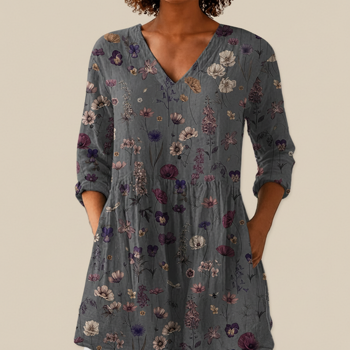 Kira - Blouse longue imprimée