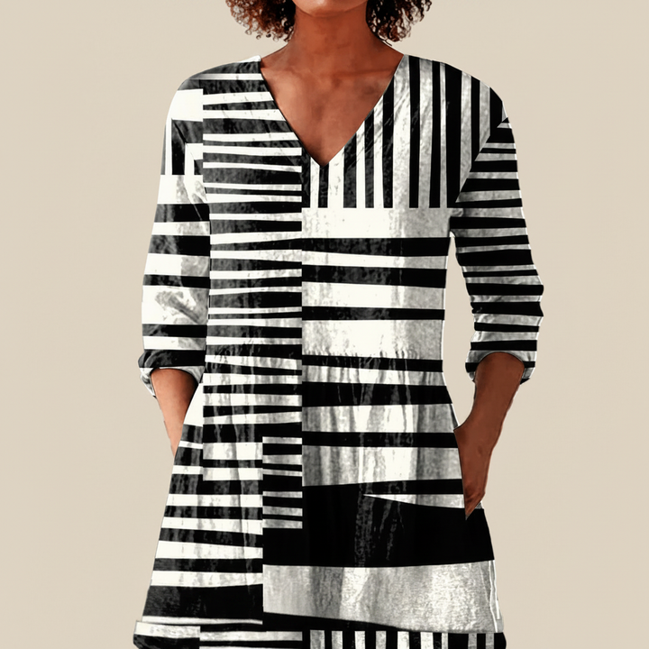 Quinn - Blouse longue imprimée