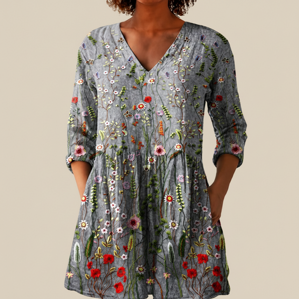 Sloane - Blouse longue imprimée