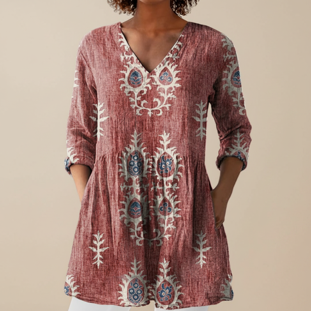 Blair - Blouse longue imprimée