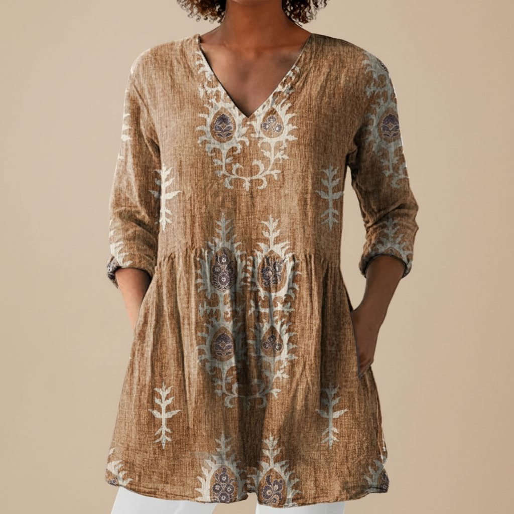 Blair - Blouse longue imprimée
