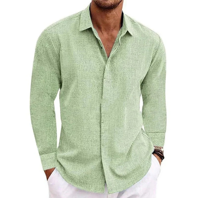 Chemise legere longue - Vert clair