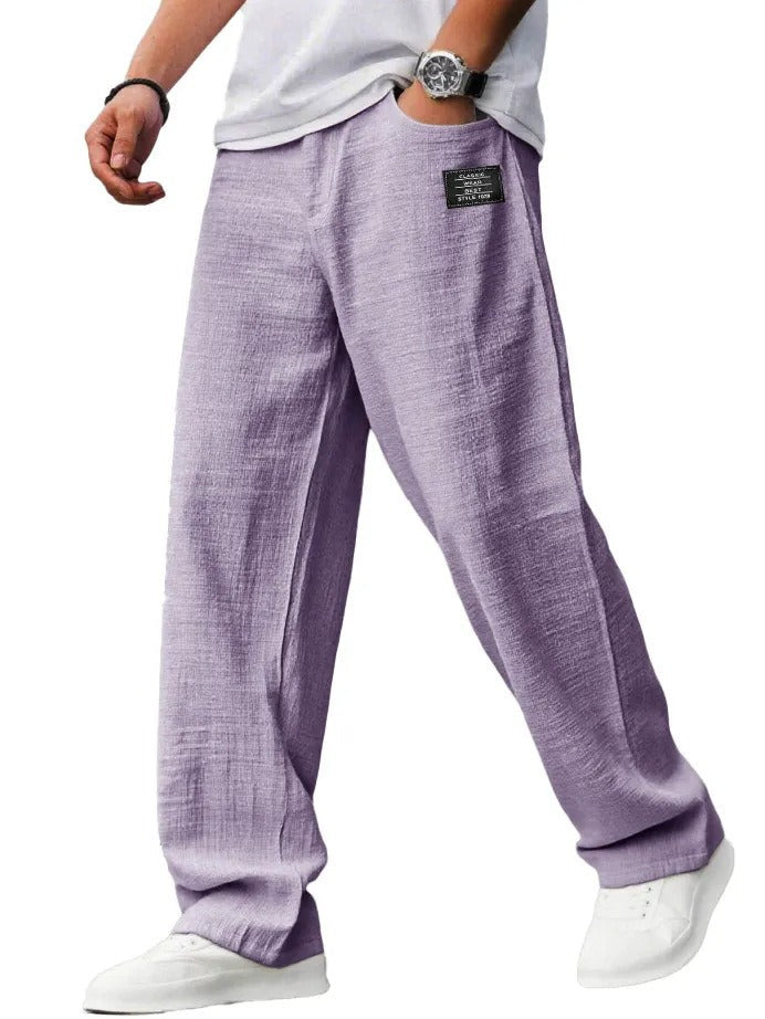 Pantalon droit leger - Violet