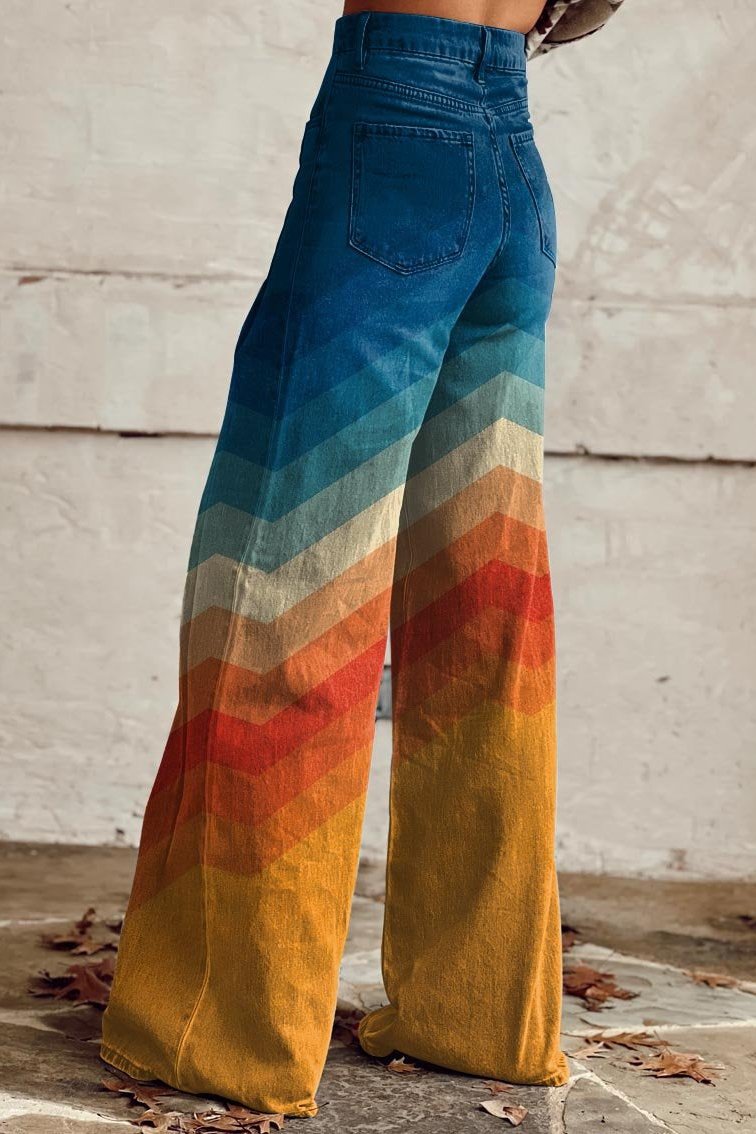 Agnès | Pantalon Motif Naturel