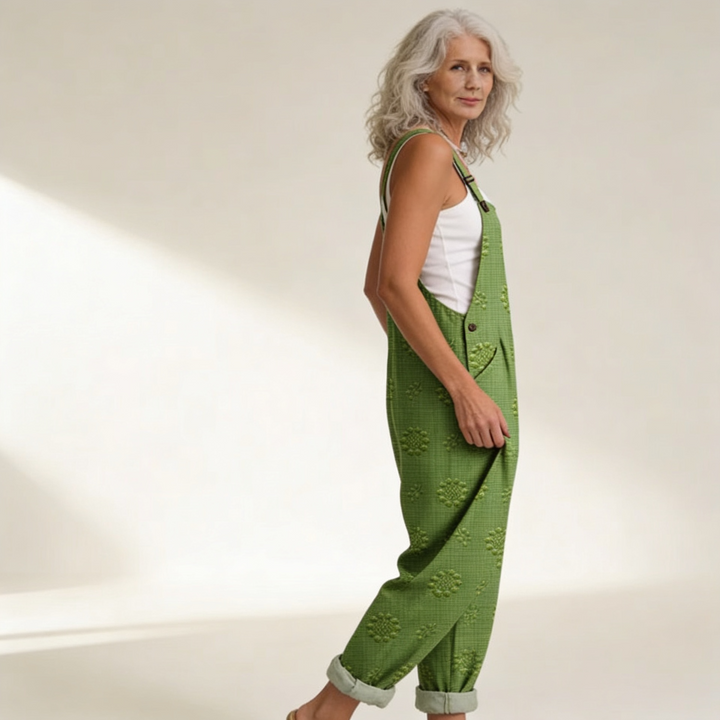 Eugénie | vert texturé naturel harmonieuse