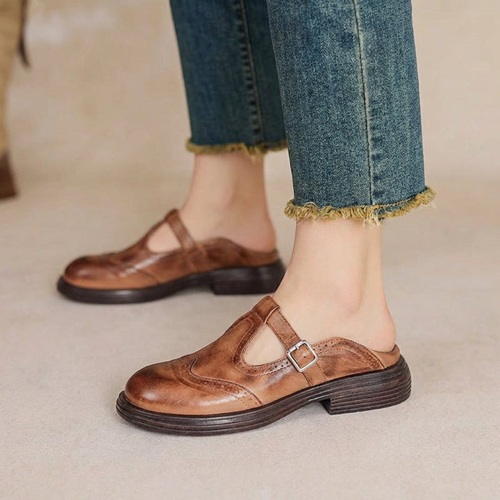 Odette - Chaussures Mary Jane femme à bride ajustable 4