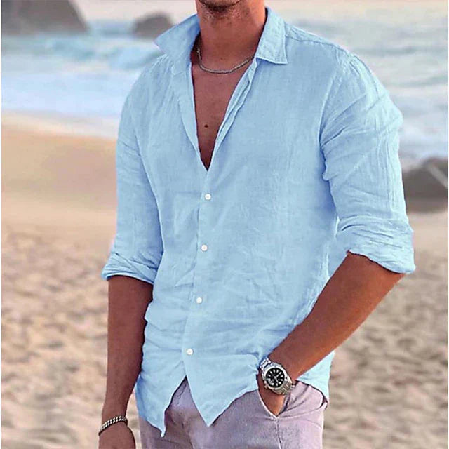 Chemise legere - Bleu