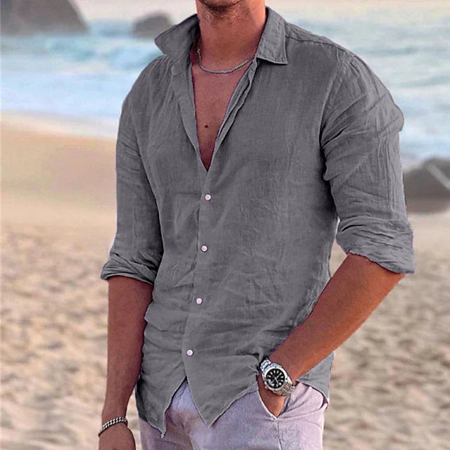 Chemise legere - Gris