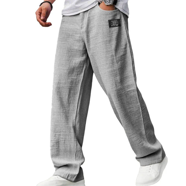 Pantalon droit leger - Gris