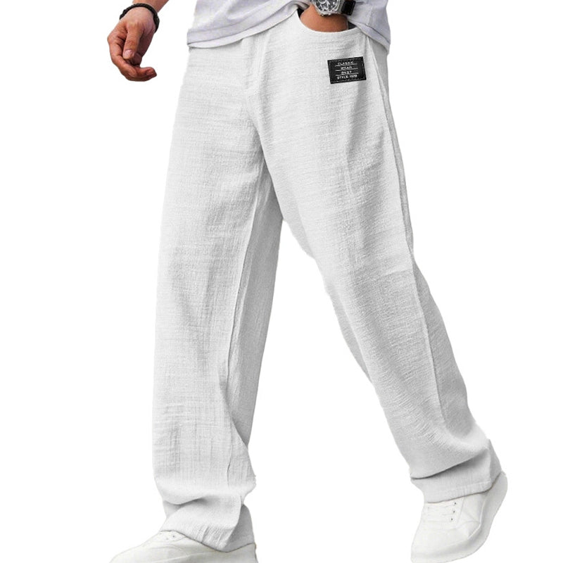 Pantalon droit leger - Blanc