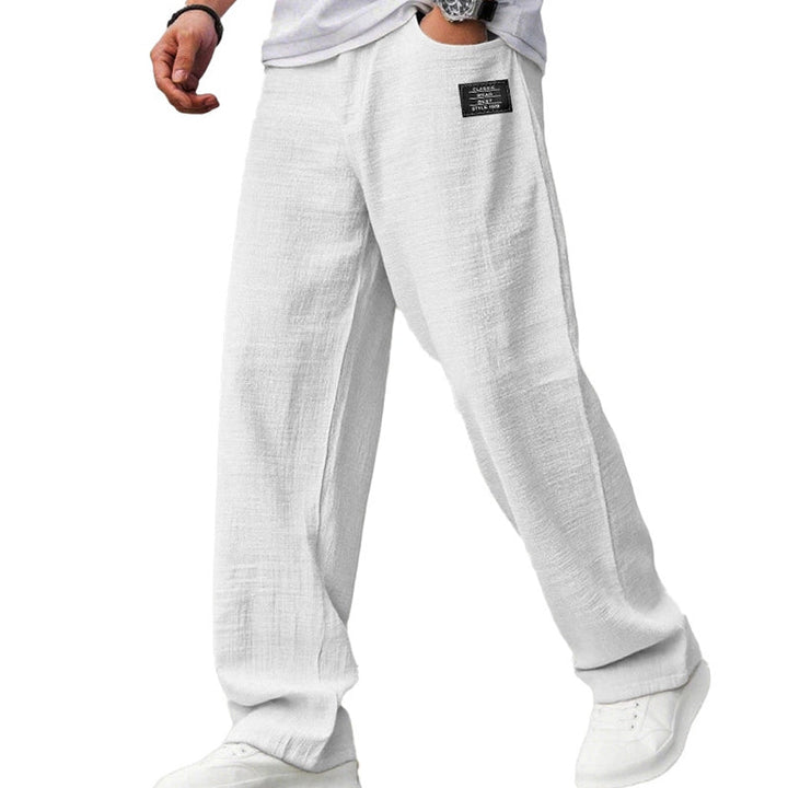 Pantalon droit leger - Blanc