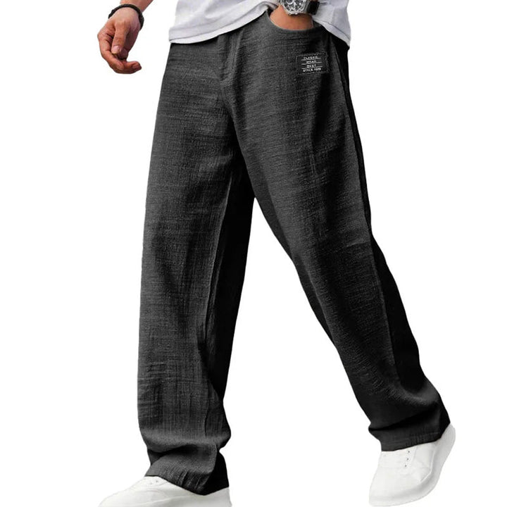 Pantalon droit leger - Noir