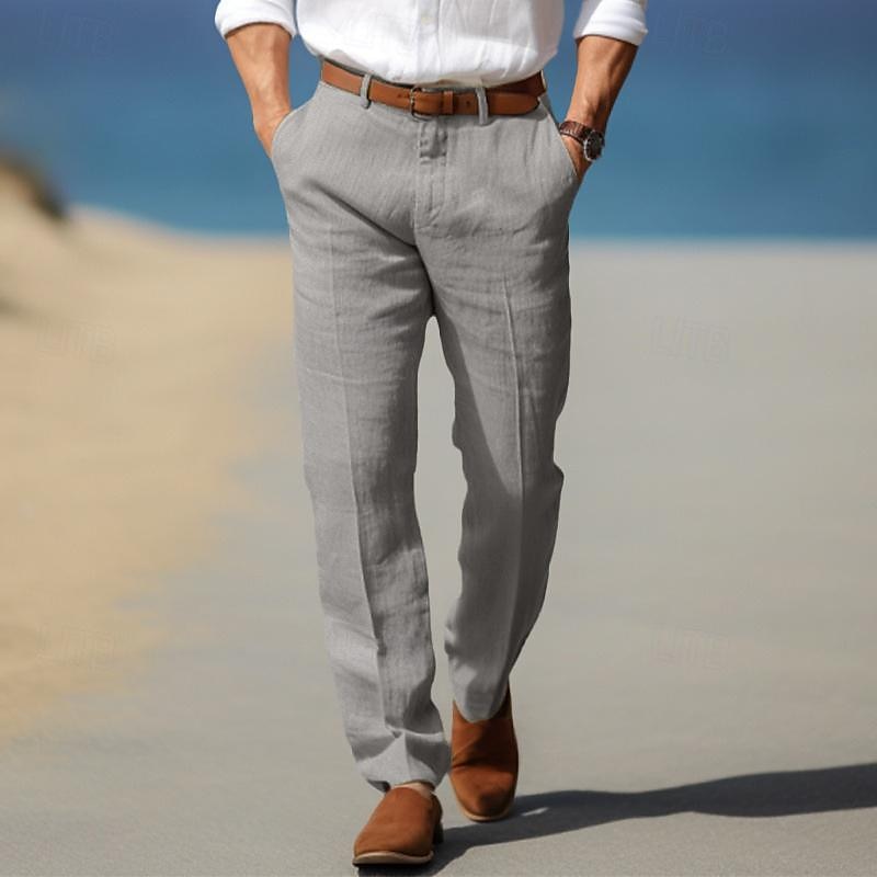 Pantalon a passants - Gris