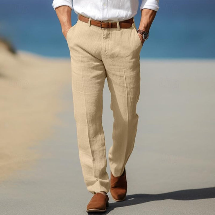 Pantalon a passants - Beige